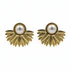 Pearl Hoop Women Earring GWE -7