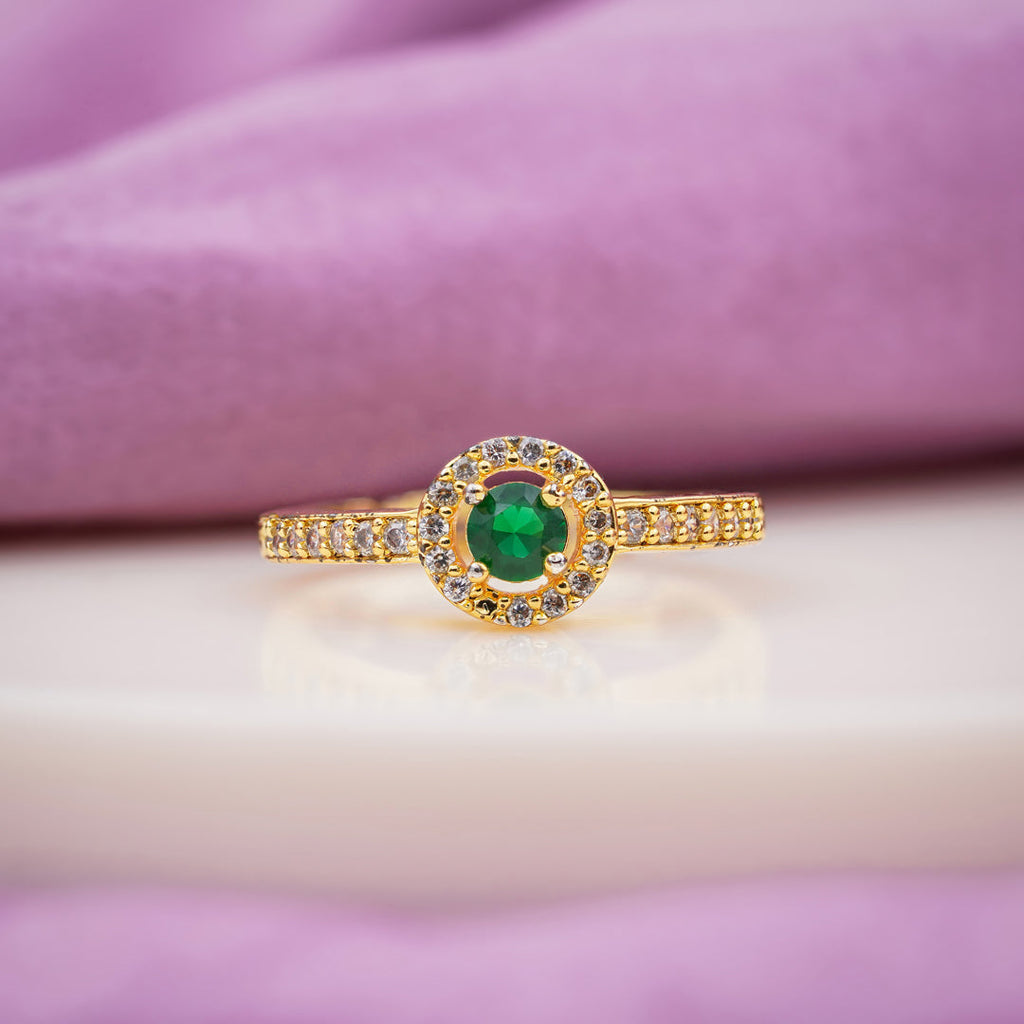 Manali green Diamond Ring GWR -93