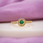 Manali green Diamond Ring GWR -93