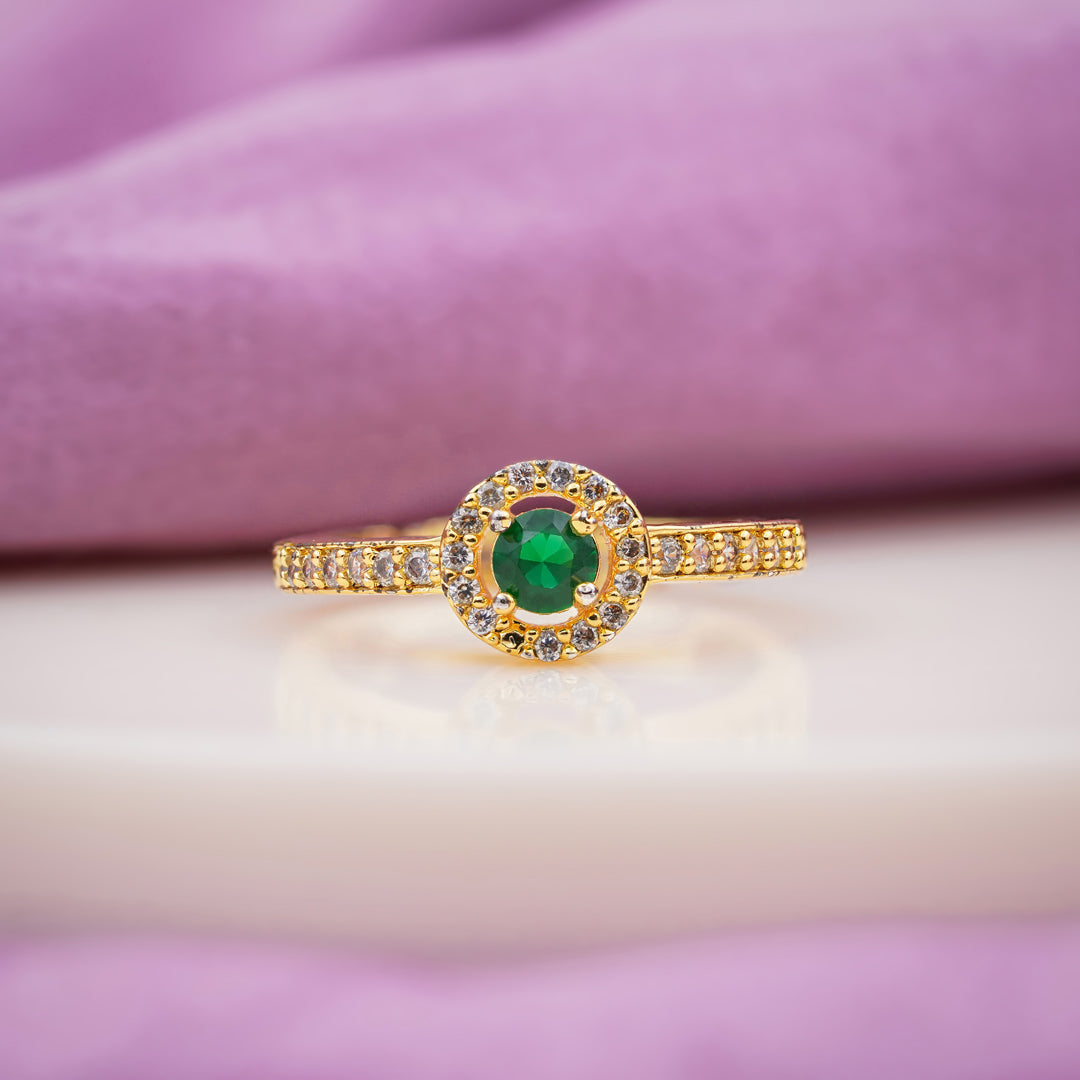 Manali green Diamond Ring GWR -93
