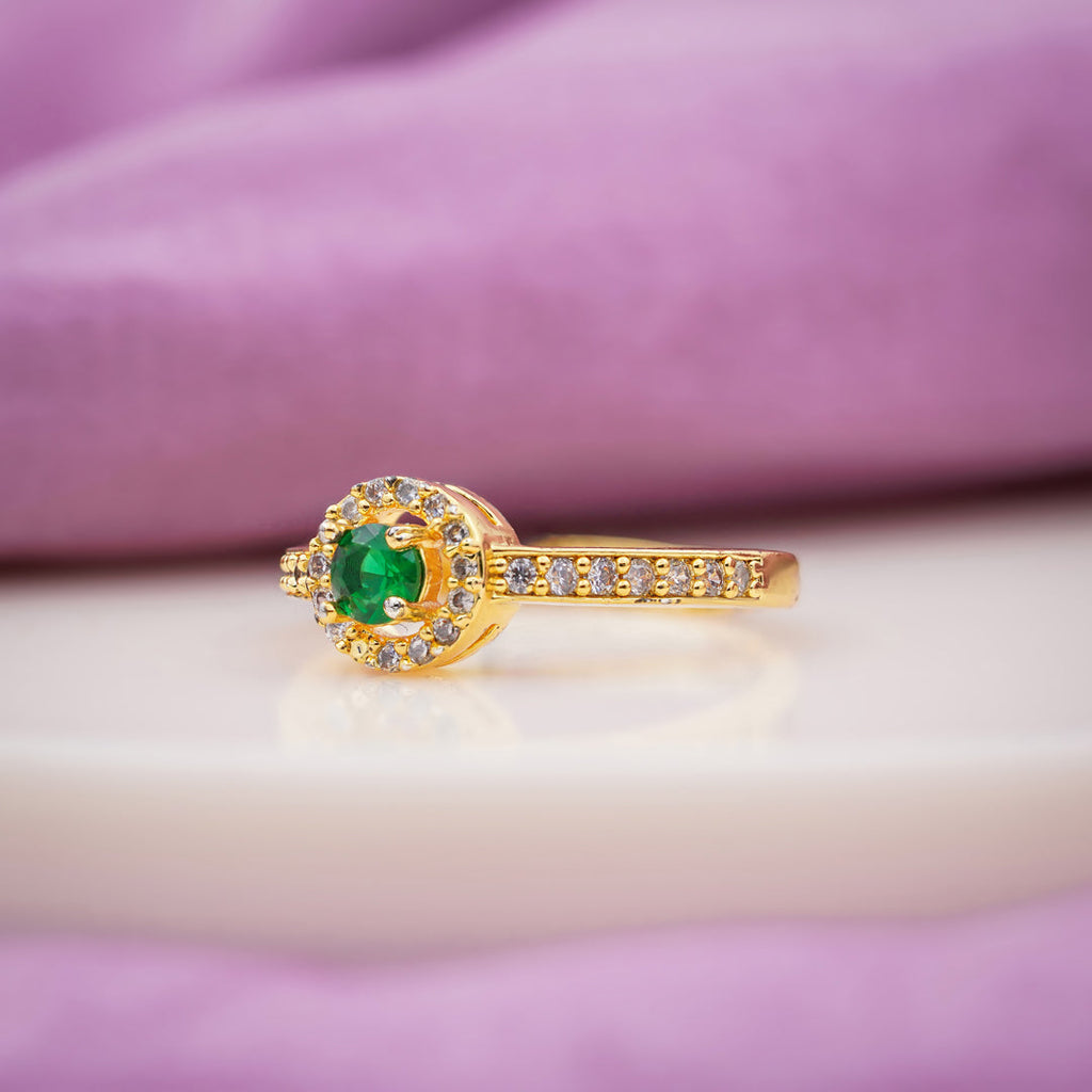 Manali green Diamond Ring GWR -93