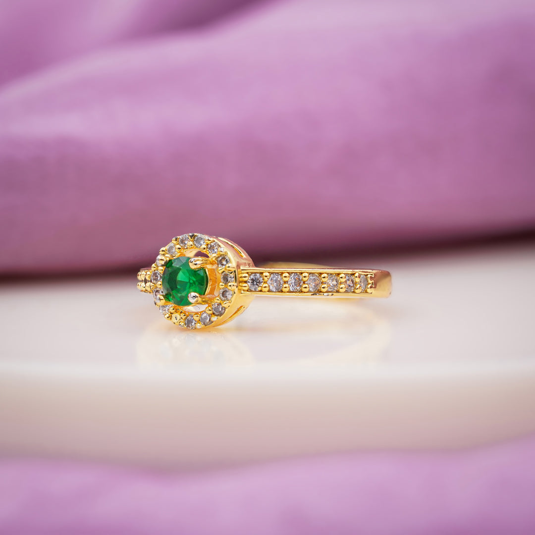 Manali green Diamond Ring GWR -93
