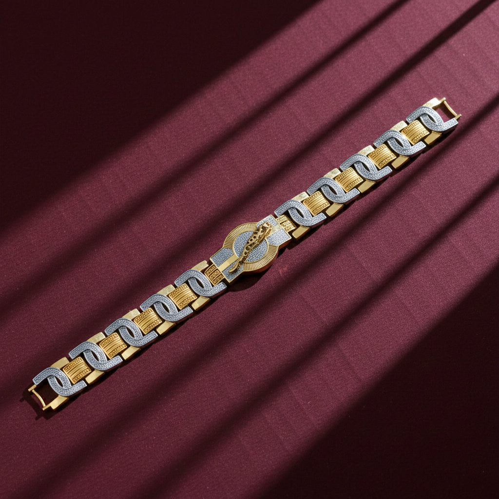 Men’s Two-Tone Link Bracelet GMB -2