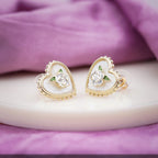 Brinda Heart earring GWE -42