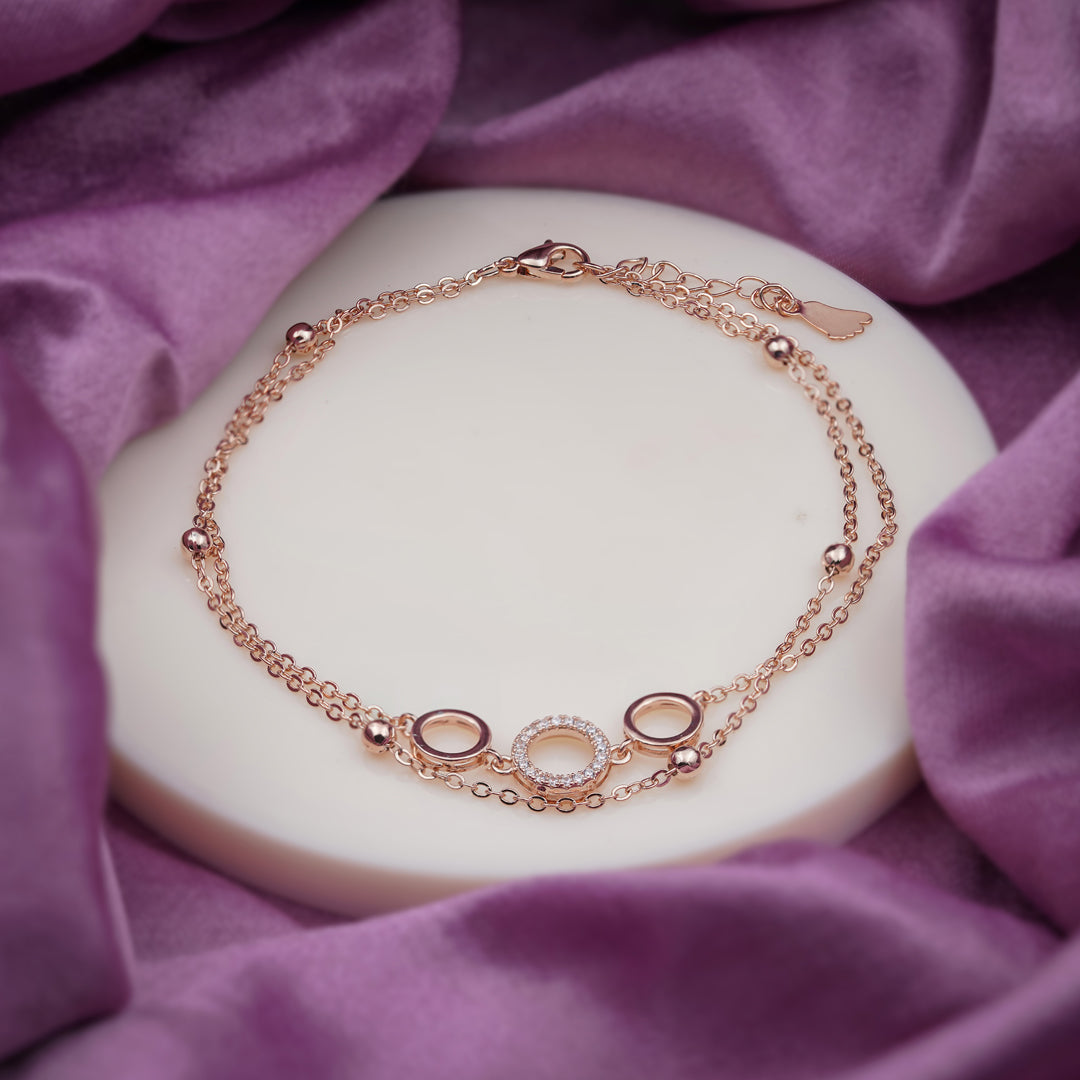 Payal Rose diamond Anklet GWA -16