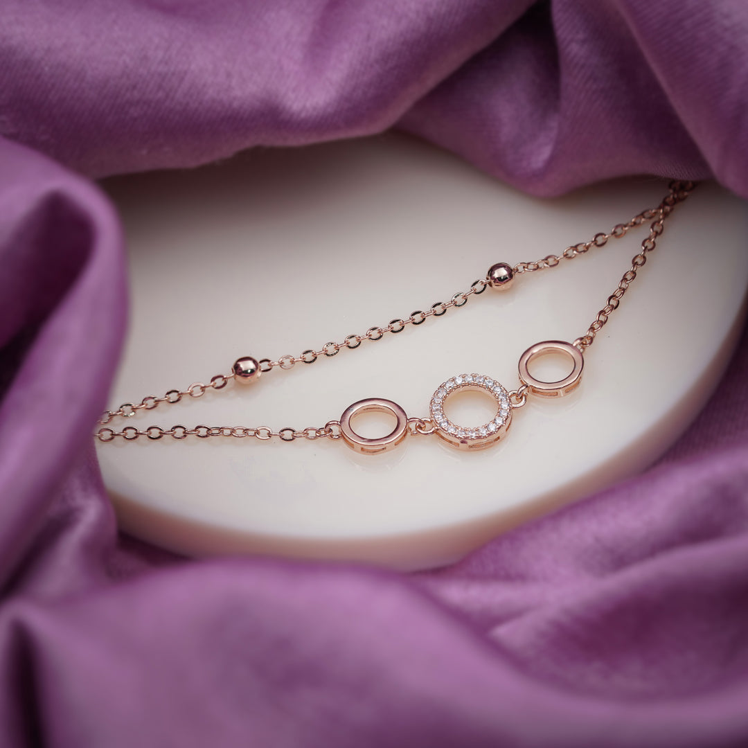 Payal Rose diamond Anklet GWA -16