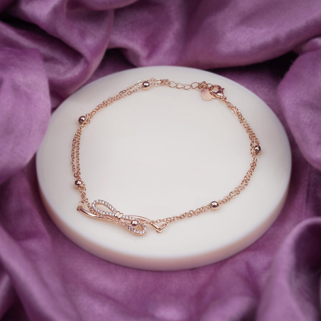 Wibestone Vedika Anklet – Timeless Elegance with Delicate Charm