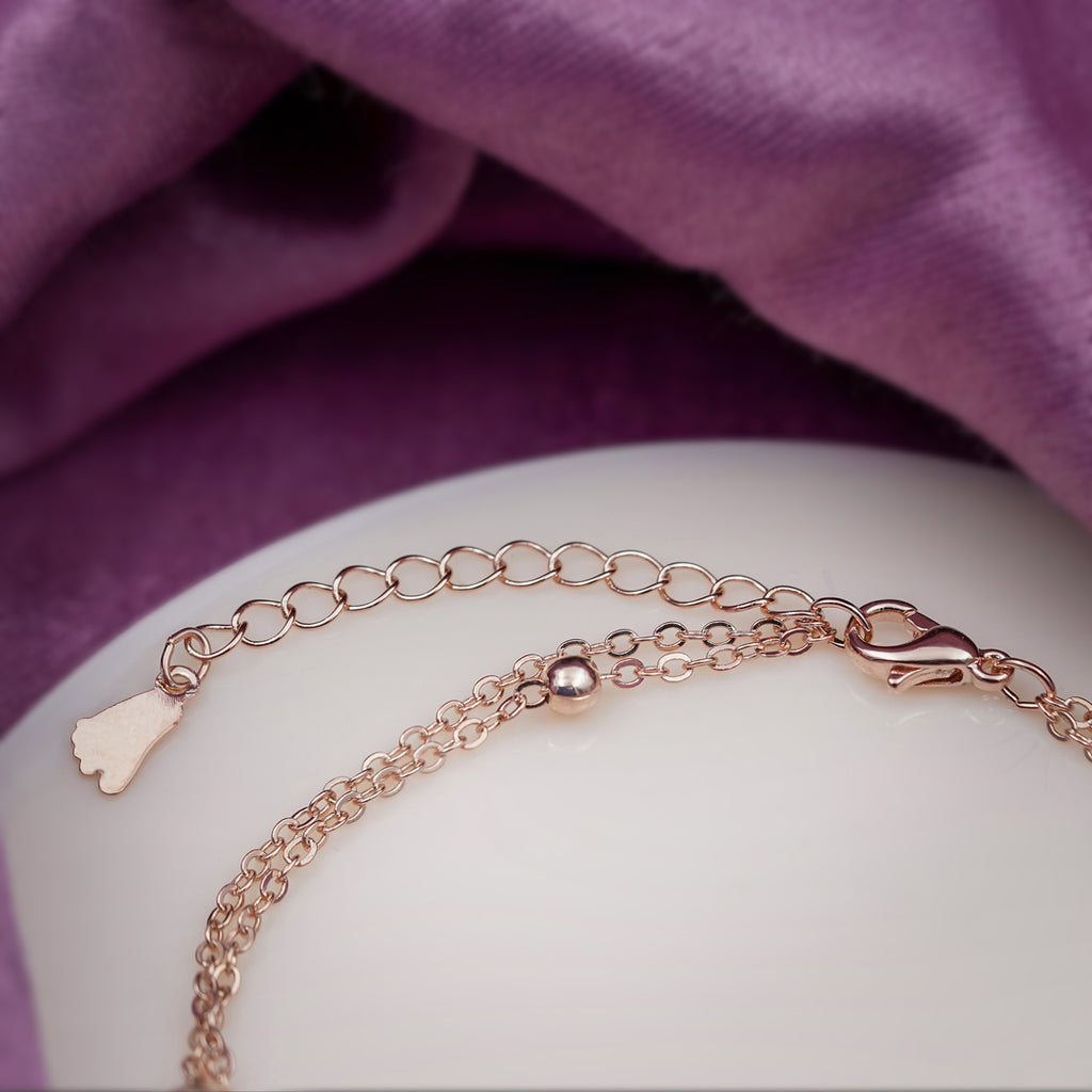 Wibestone Ojasvi Anklet – Elegant Radiance in Every Step