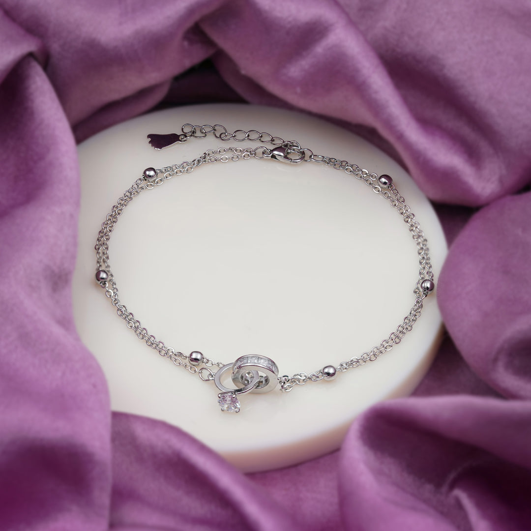 Wibestone Gargi Anklet – Elegant Simplicity with Timeless Charm