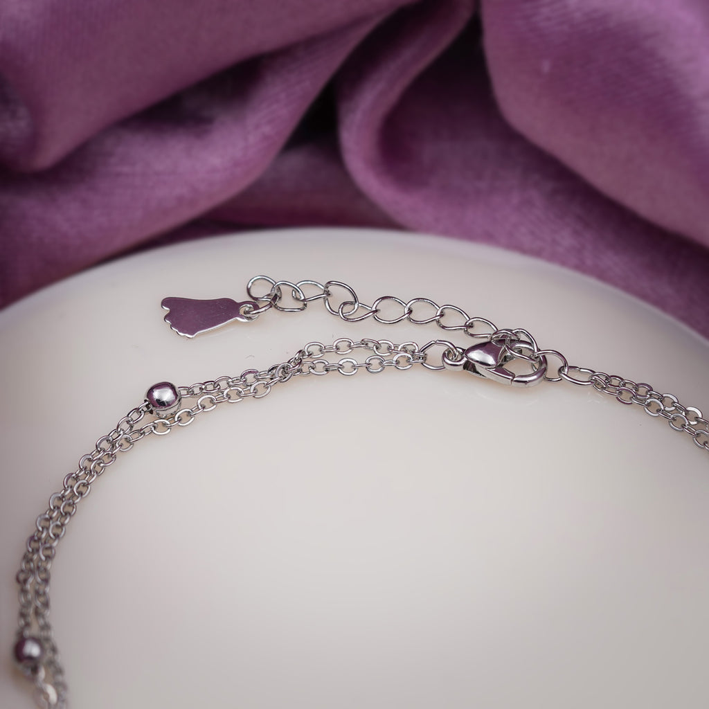 Wibestone Gargi Anklet – Elegant Simplicity with Timeless Charm