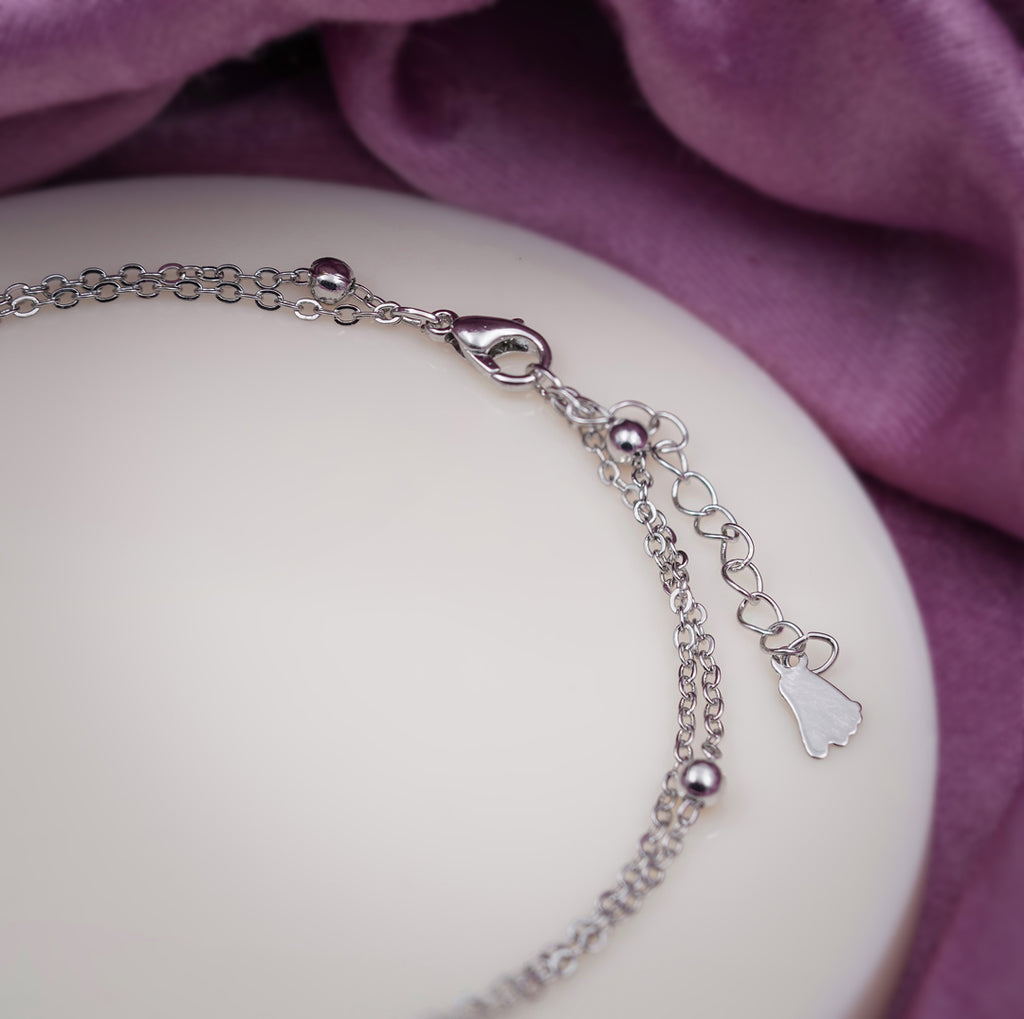 Wibestone Ritwika Anklet – Elegant Charm in Every Step