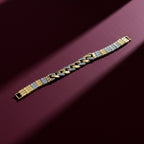 Men’s Two-Tone Cuban Link Bracelet GMB -6