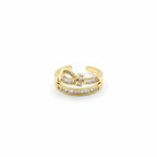 Golden Luxe Knot Band Ring GWR -50
