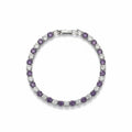 Amethyst & Diamond Tennis Bracelet GWB -60