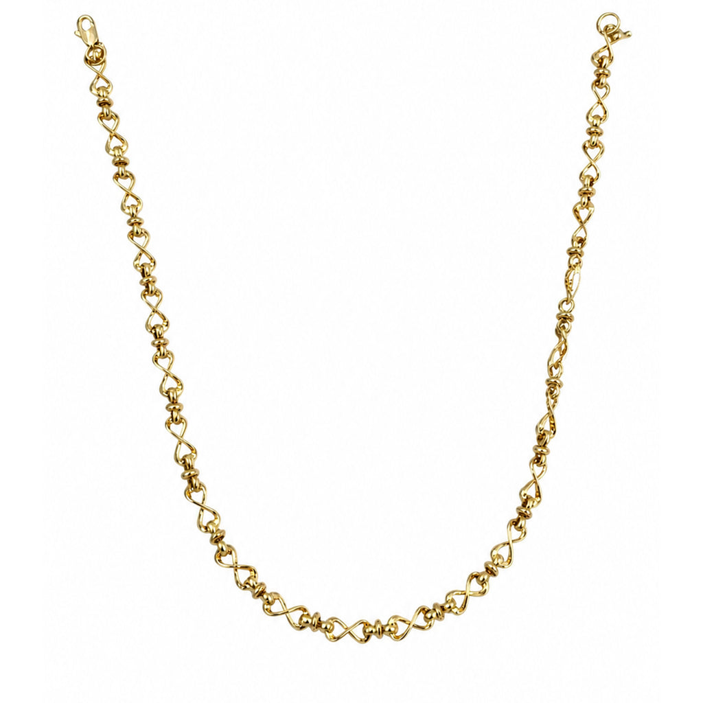 Men’s Gold Tone Infinity Link Chain GMC -25