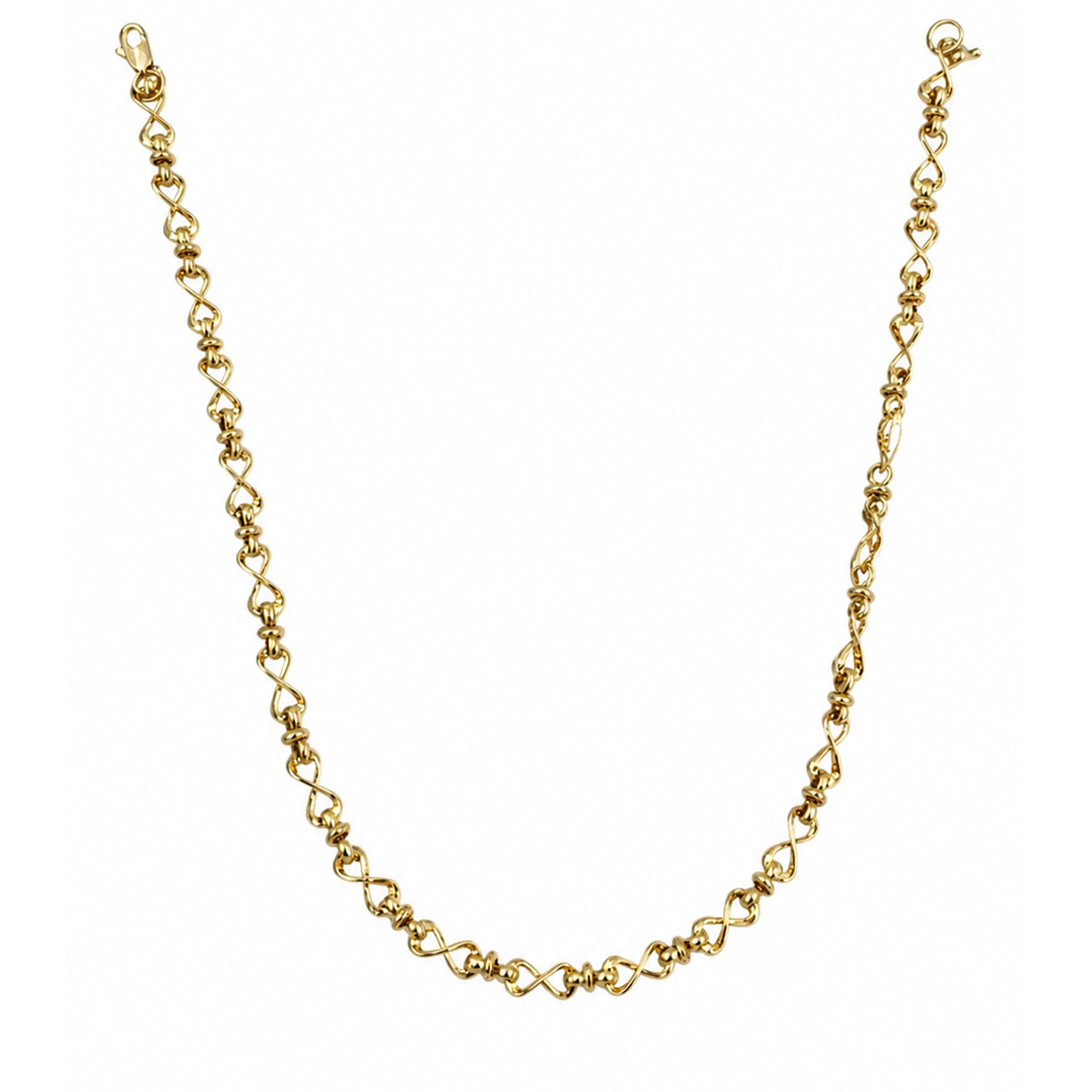 Men’s Gold Tone Infinity Link Chain GMC -25