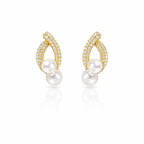 Aarika Pearl Loop Earring GWE -30