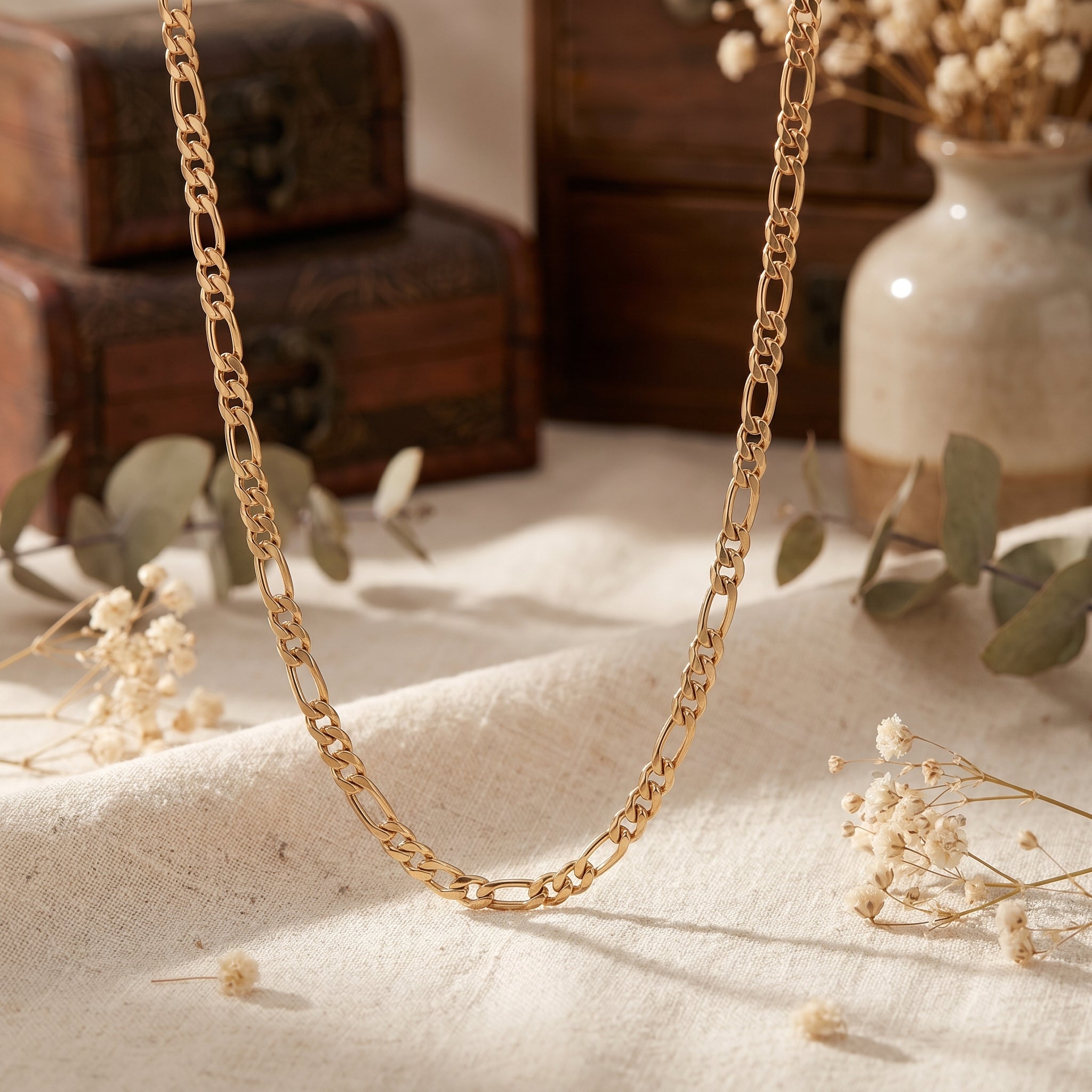 Men’s Gold-Tone Curb Chain GMC -1