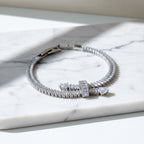 Crystal Bow Tennis Bracelet GWB -129
