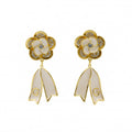 Pearl & Crystal Drop Earrings GWE -59