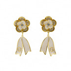 Pearl & Crystal Drop Earrings GWE -59