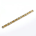 Men’s Two-Tone Textured Link Bracelet GMB -3