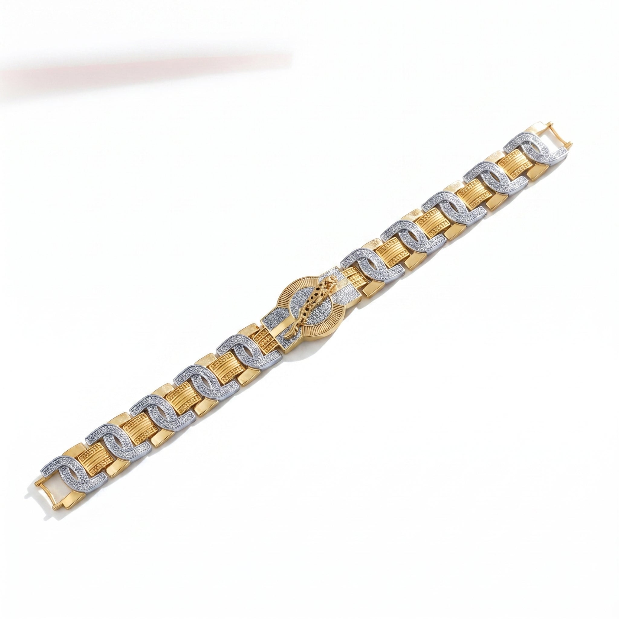 Men’s Two-Tone Link Bracelet GMB -2
