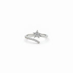 Silver Star Adjustable Ring GWR -80