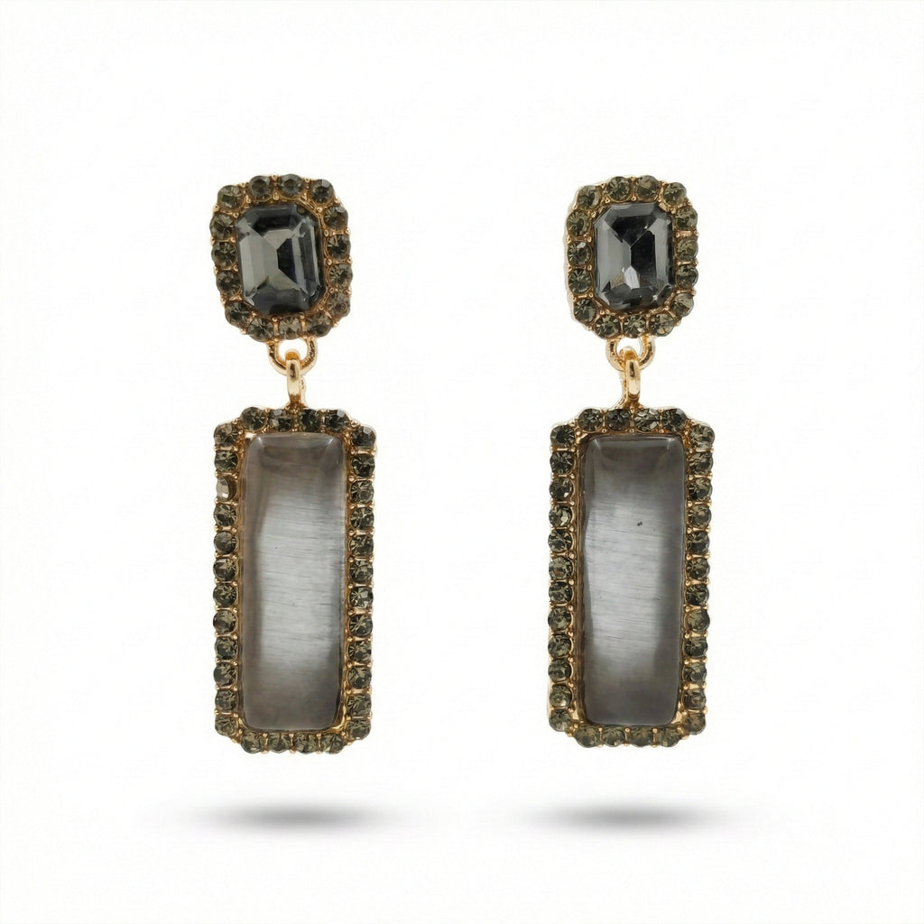 Rectangular Drop Earrings GWE -187
