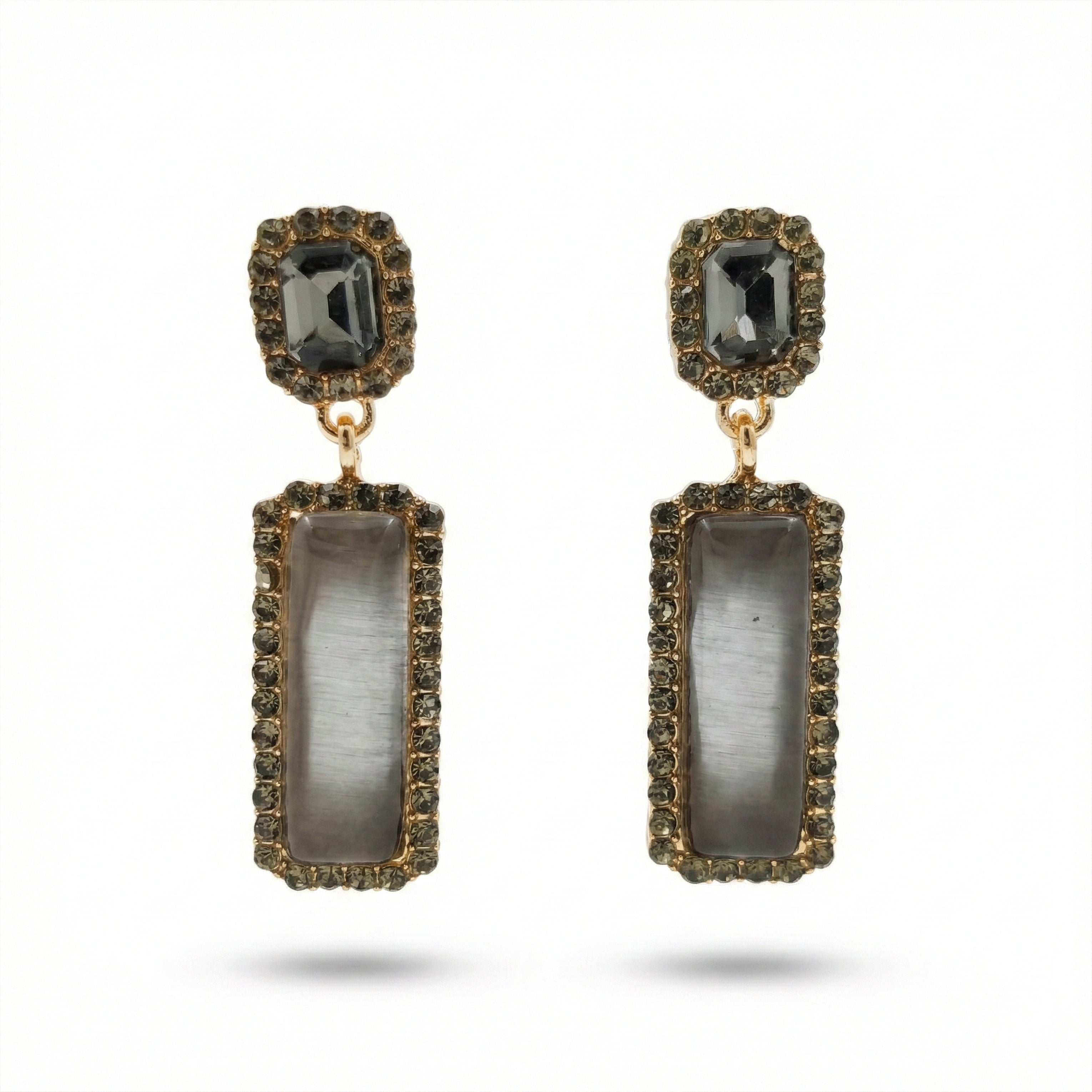 Rectangular Drop Earrings GWE -187