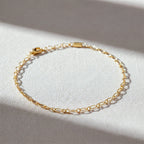 Oval Link Chain Anklet GWA -47