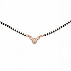 Rose Gold Floral Stone Mangalsutra GM -58