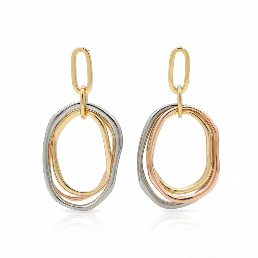 Trinity Luxe Interlinked Drop Earrings GWE -52