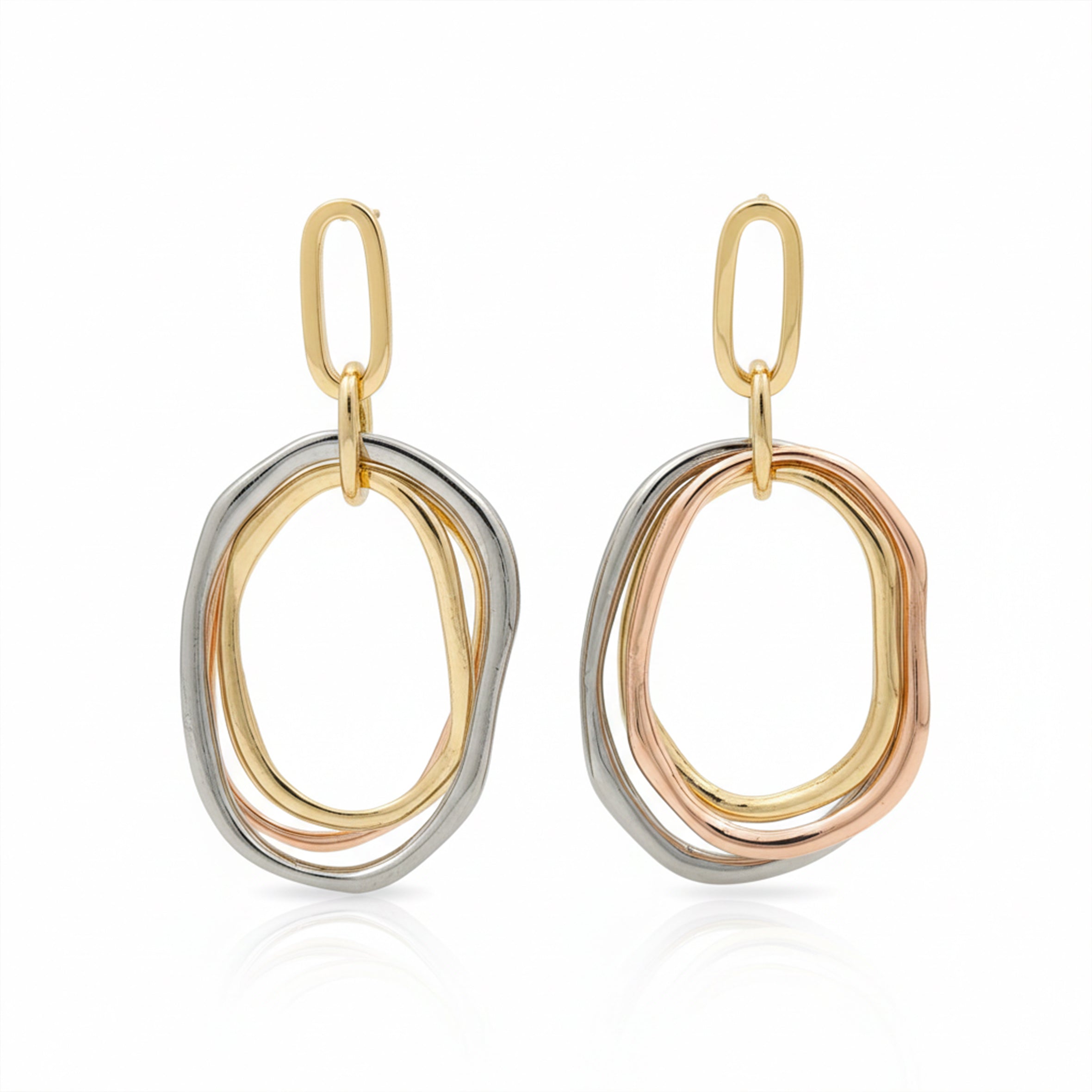 Trinity Luxe Interlinked Drop Earrings GWE -52