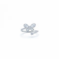 Crystal Butterfly Open Ring GWR -32