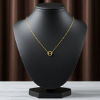 Golden Infinity Halo Charm Necklace GWN -50
