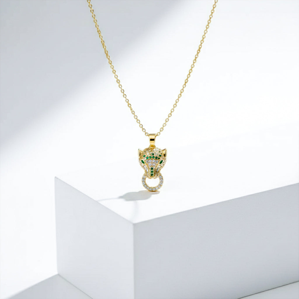 Pavé Crystal Panther Women Neckless GWN -77