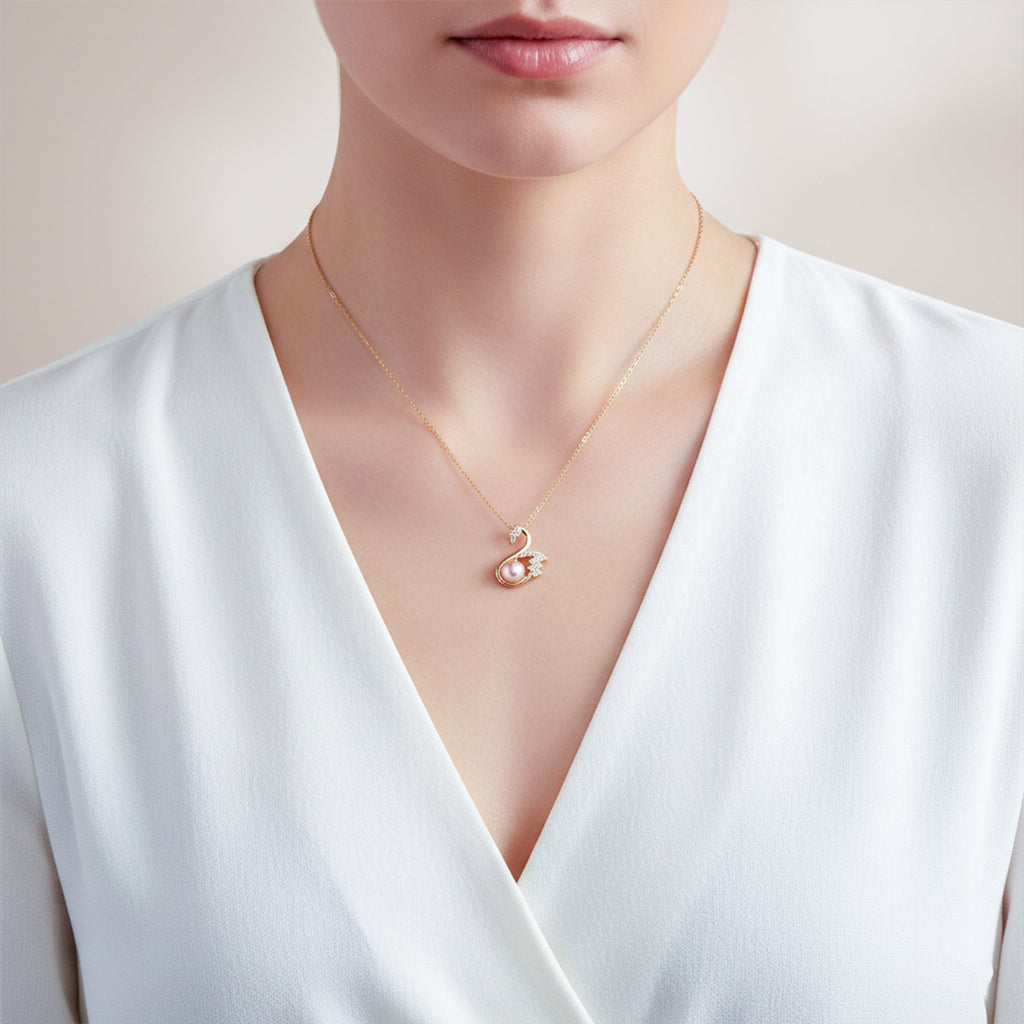 Golden Swan Necklace GWN -36
