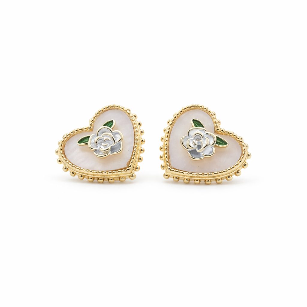 Brinda Heart earring GWE -42