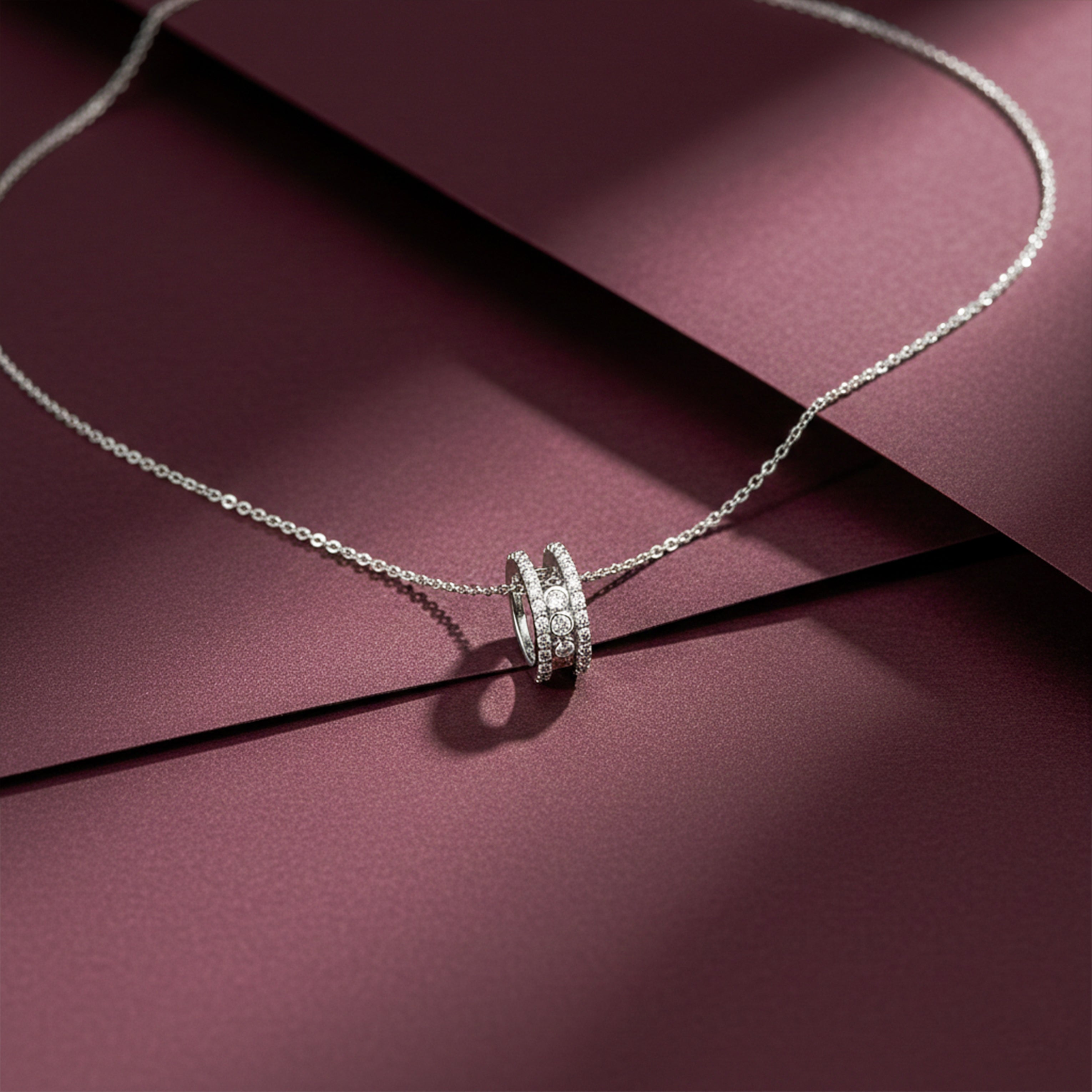 Sparkle Pendant Necklace GWN -48
