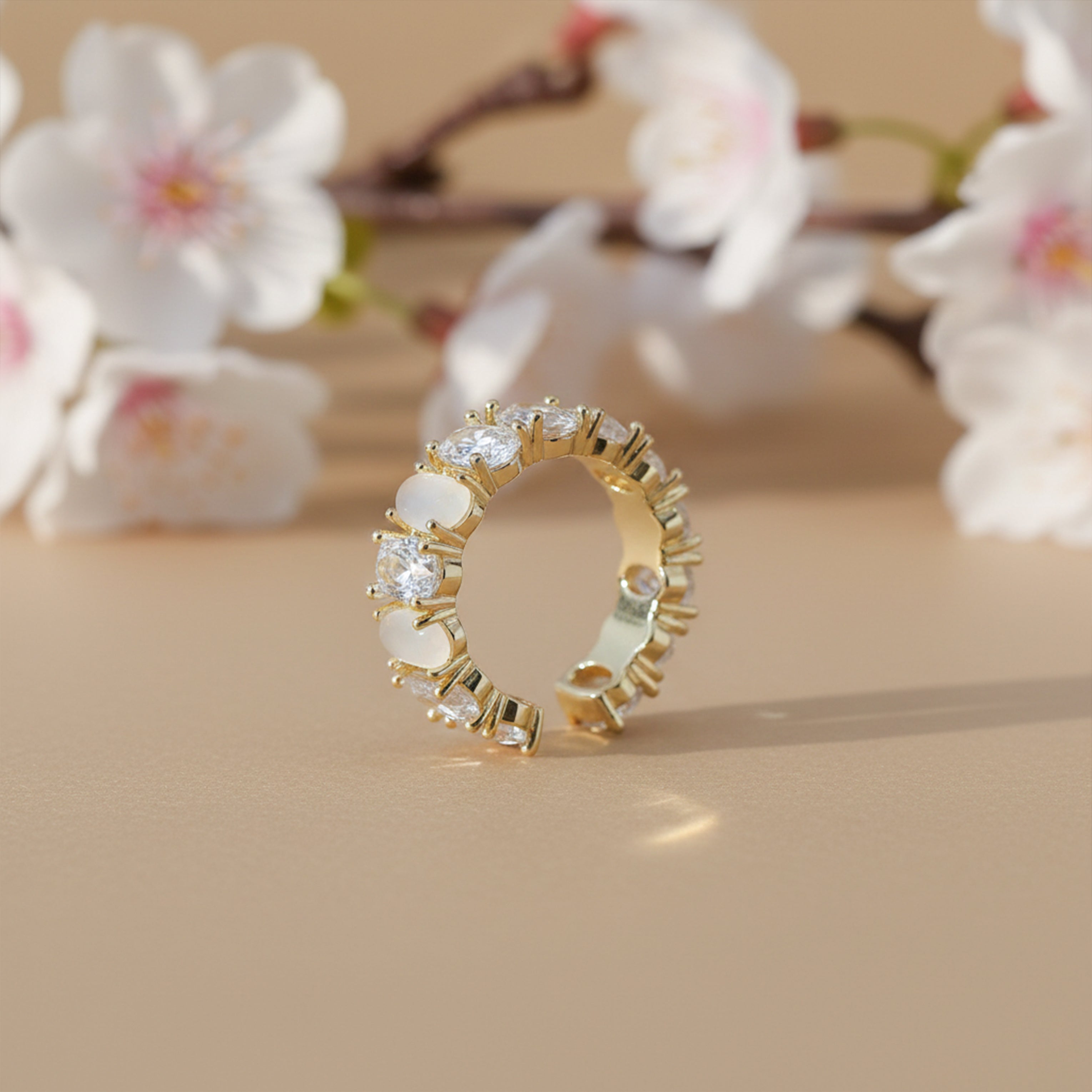 Golden Crown Cuff Ring GWR -22