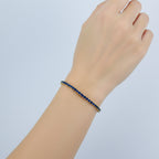 Royal Blue Sapphire Tennis Bracelet GWB -81