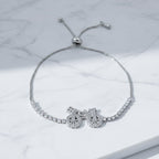 Silver Bicycle Charm Bracele GWB -110