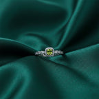Emerald Glow Halo Ring GWR -39