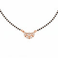 Rose Gold Floral Drop Mangalsutra GM -57