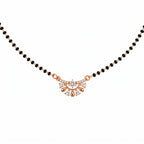 Rose Gold Floral Drop Mangalsutra GM -57