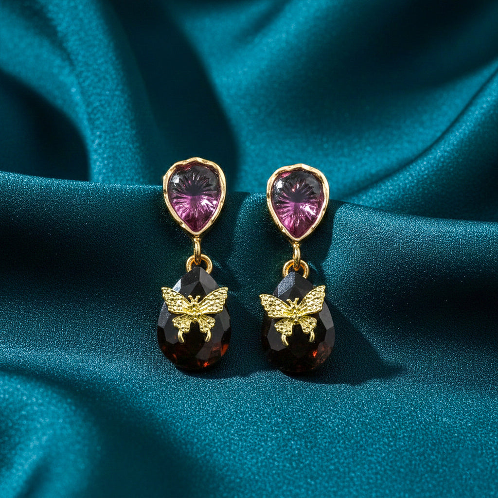 Butterfly Teardrop Earrings GWE -221
