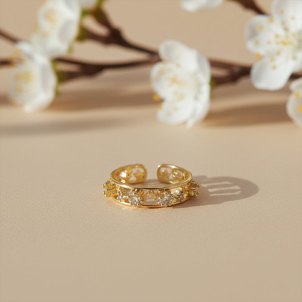 Royal Crown Adjustable Ring GWR -35