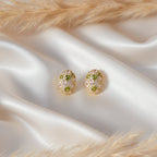 Spark Oval Stud Earrings GWE -124