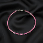 Pink Sapphire Tennis Bracelet GWB -58